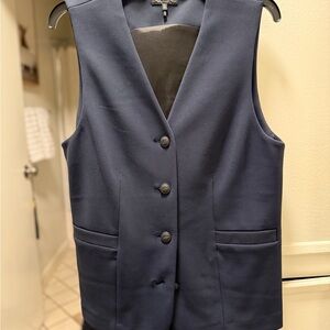 Rag & Bone Midnight Blue Women's Vest-NWOT